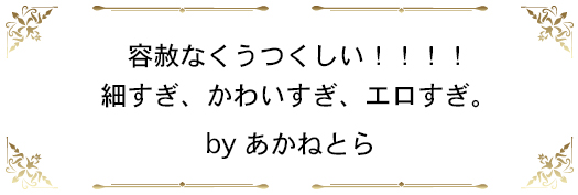 容赦なくうつくしい！！！！細すぎ、かわいすぎ、エロすぎ。