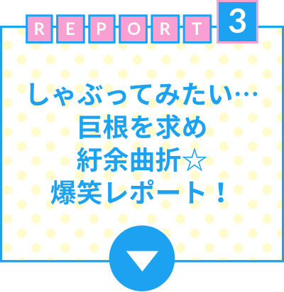 しゃぶってみたい…巨根を求め紆余曲折☆爆笑レポート！