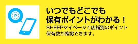 いつでもどこでも保有ポイントがわかる！